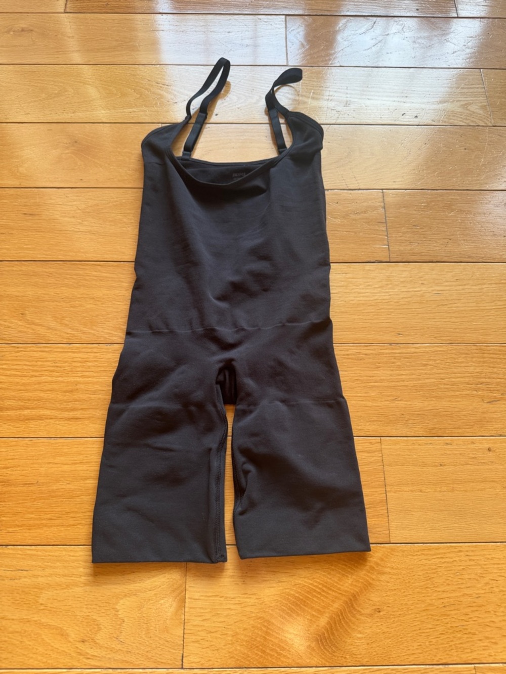 SKIMS Black Sculpting One-Piece Bodysuit